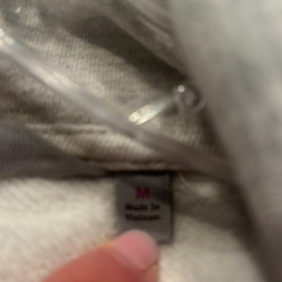 Athleta Gray Pullover with Thumb Holes Size Medium - Picture 4 of 5